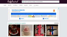 What Cakecentral.com website looked like in 2020 (3 years ago)