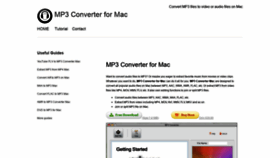 What Convertmp3mac.com website looked like in 2020 (3 years ago)