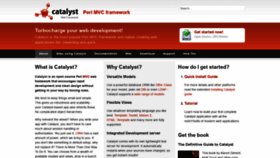 What Catalystframework.org website looked like in 2020 (3 years ago)