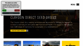 What Claydondrill.com website looked like in 2020 (3 years ago)