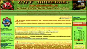 What Cnt-pischevik.ru website looked like in 2020 (3 years ago)