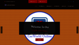 What Cseworldonline.com website looked like in 2020 (3 years ago)
