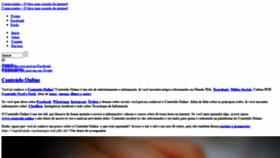 What Comicozinho.com.br website looked like in 2020 (3 years ago)