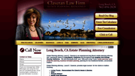 What Claveranlaw.com website looked like in 2020 (3 years ago)