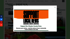 What Chestercounty.com website looked like in 2020 (3 years ago)