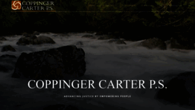 What Coppingercarter.com website looked like in 2020 (3 years ago)