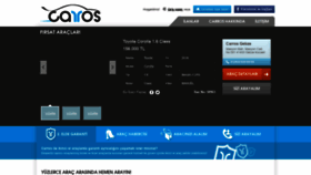 What Carros.com.tr website looked like in 2020 (3 years ago)