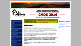What Cmds2016.org website looked like in 2020 (3 years ago)