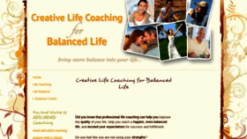 What Creative-life-coaching-for-balanced-life.com website looked like in 2020 (3 years ago)