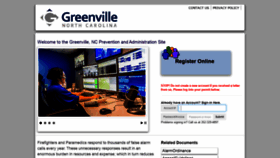 What Crywolf.greenvillenc.gov website looked like in 2020 (3 years ago)
