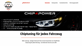 What Chip4power.de website looked like in 2020 (3 years ago)