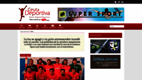 What Ceutadeportiva.com website looked like in 2020 (3 years ago)