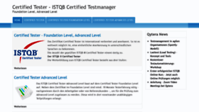What Certified-tester.info website looked like in 2020 (3 years ago)