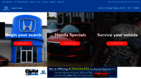 What Capital-honda.com website looked like in 2020 (3 years ago)