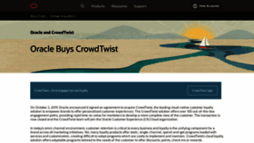 What Crowdtwist.com website looked like in 2020 (3 years ago)