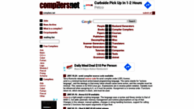 What Compilers.net website looked like in 2020 (5 years ago)