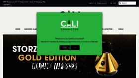 What Caliconnected.com website looked like in 2020 (3 years ago)