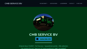 What Cmbservice.be website looked like in 2020 (3 years ago)