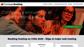 What Comparahosting.cl website looked like in 2020 (3 years ago)