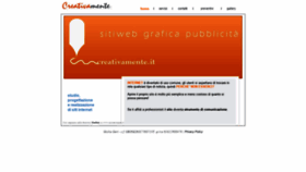 What Creativamente.it website looked like in 2020 (3 years ago)