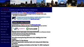 What Cwa7102.org website looked like in 2020 (3 years ago)