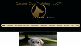 What Casperdogtraining.com website looked like in 2020 (3 years ago)