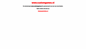What Customgames.nl website looked like in 2020 (3 years ago)
