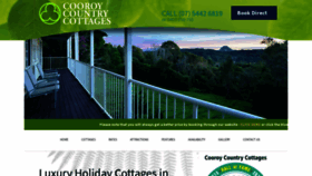 What Cooroycountrycottages.com.au website looked like in 2020 (3 years ago)