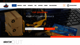 What Csfcouriersltd.com website looked like in 2020 (3 years ago)