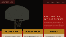 What Craftednba.com website looked like in 2020 (3 years ago)