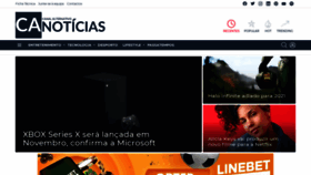 What Canoticias.pt website looked like in 2020 (3 years ago)
