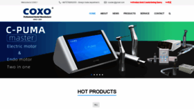 What Coxotec.com website looked like in 2020 (3 years ago)