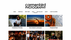 What Carmenbirdphotography.co.nz website looked like in 2020 (3 years ago)