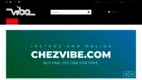 What Chezvibe.com website looked like in 2020 (3 years ago)