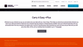 What Carryiteasy.com website looked like in 2020 (3 years ago)