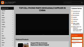 What Cellphone.parts website looked like in 2020 (3 years ago)