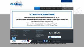 What Clubtelco.com website looked like in 2020 (3 years ago)