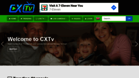 What Cxtvlive.com website looked like in 2020 (3 years ago)