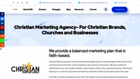 What Christianmarketingexperts.com website looked like in 2020 (3 years ago)