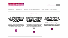 What Compliancehome.com website looked like in 2020 (3 years ago)