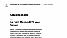 What Cc-triaucourt-vaubecourt.fr website looked like in 2020 (5 years ago)