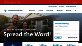 What Chevronfcu.org website looked like in 2020 (3 years ago)