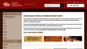 What Ceskapodlaha.cz website looked like in 2020 (3 years ago)