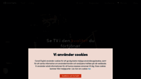 What Canaldigital.se website looked like in 2020 (3 years ago)