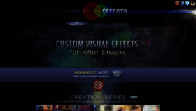 What Creationeffects.com website looked like in 2020 (3 years ago)