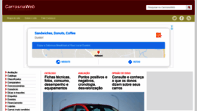 What Carrosnaweb.com.br website looked like in 2020 (3 years ago)