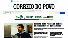 What Correiodopovo.com.br website looked like in 2020 (3 years ago)