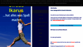 What Circusikarus.de website looked like in 2020 (4 years ago)