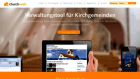 What Church-web.ch website looked like in 2020 (3 years ago)