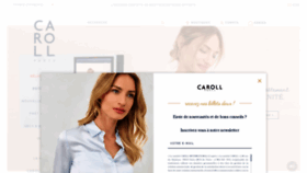 What Caroll.com website looked like in 2020 (3 years ago)